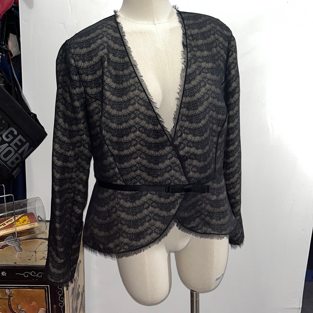 Armani collezioni silk lace jacket